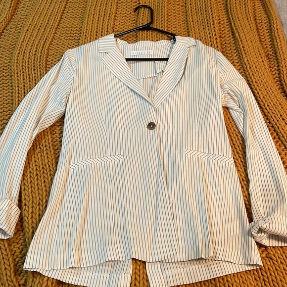 Striped blazer - Picture 1 of 5